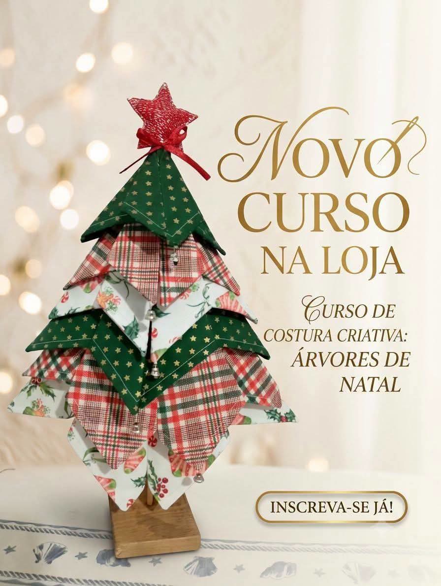 Costura criativa: Árvores de Natal